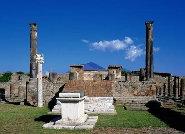 Vista general de Pompeya