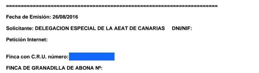 Código Registral Único (CRU)