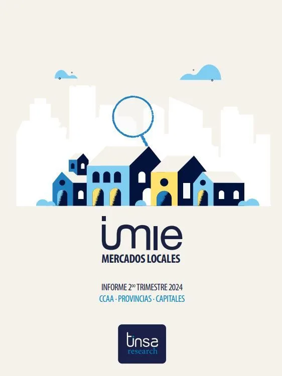 Tinsa IMIE Mercados Locales 2º trimestre 2024: + 3,1 %