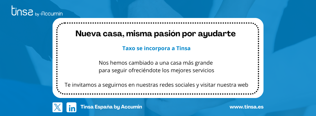 Taxo se integra en Tinsa España by Accumin fortaleciendo su oferta global de servicios de valoración