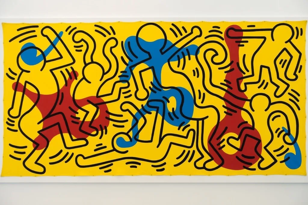 cuadro de keith haring